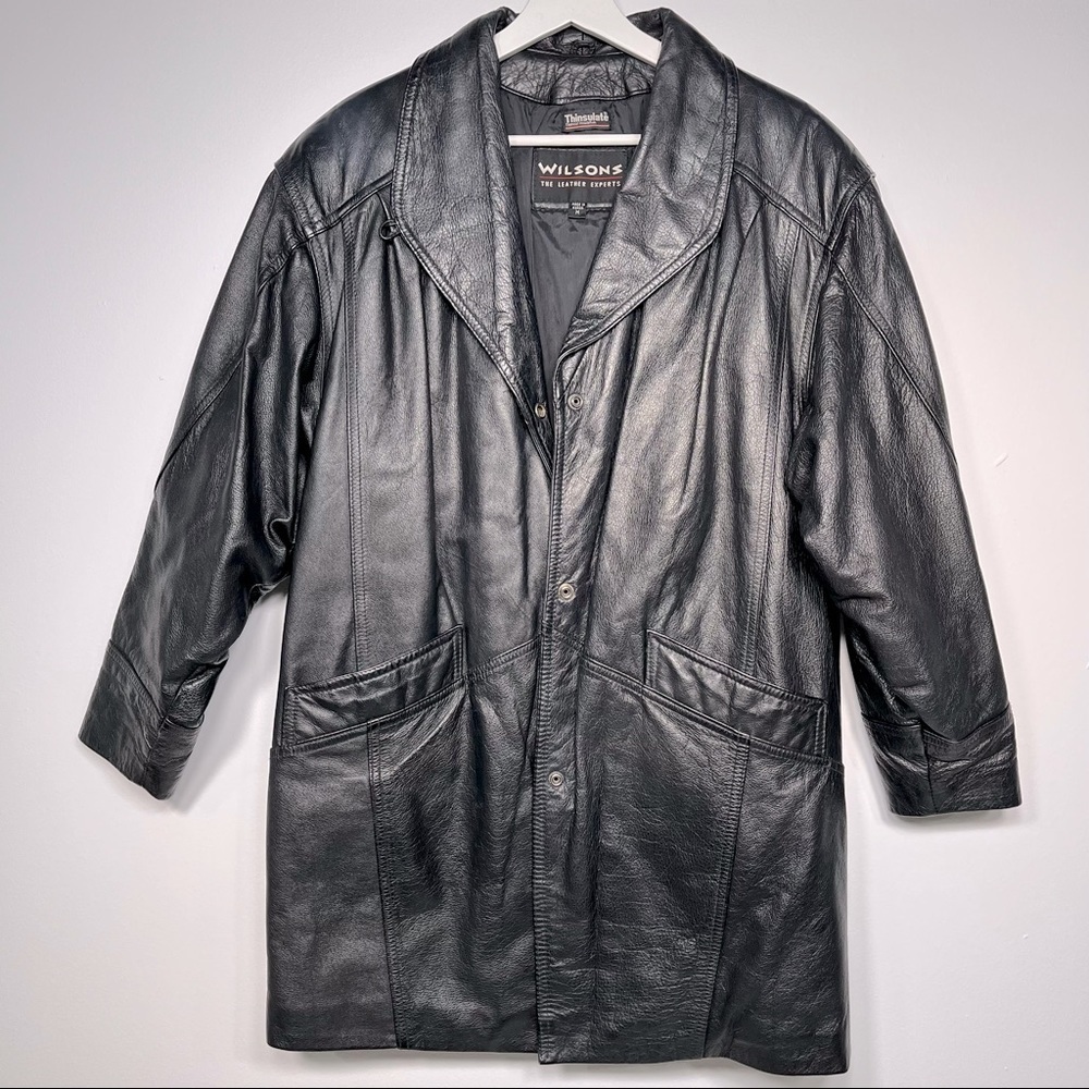 Wilsons the leather experts 100% leather coat size M